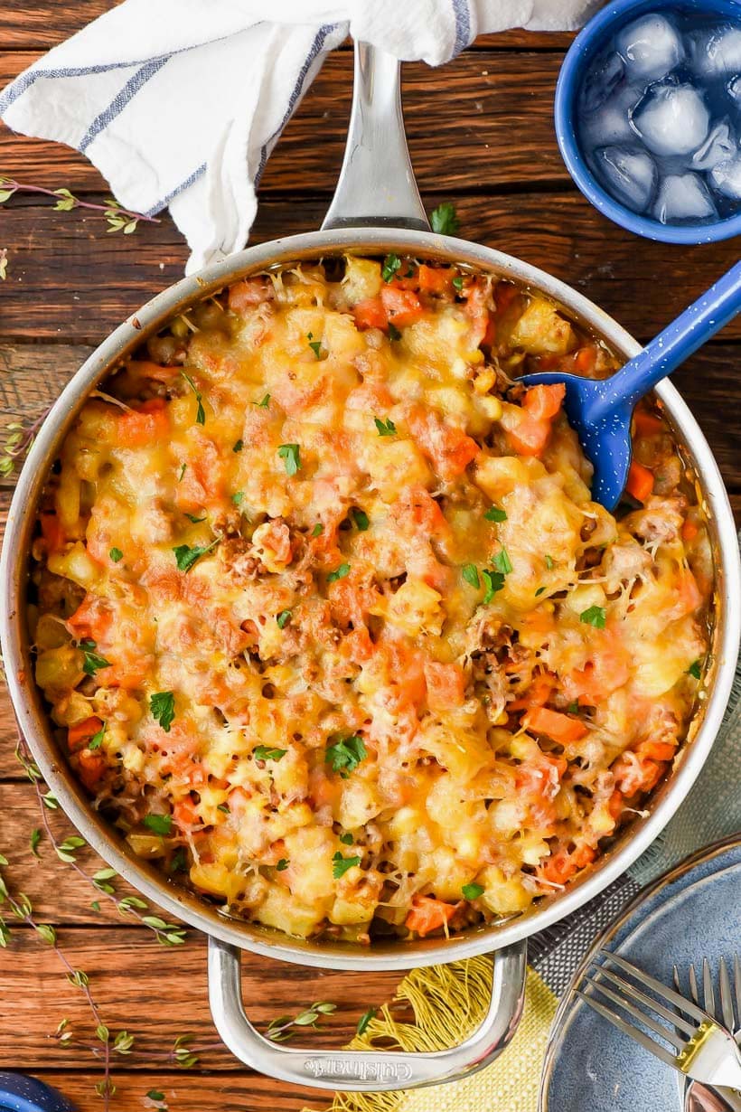 Ground Beef and Potato Skillet
