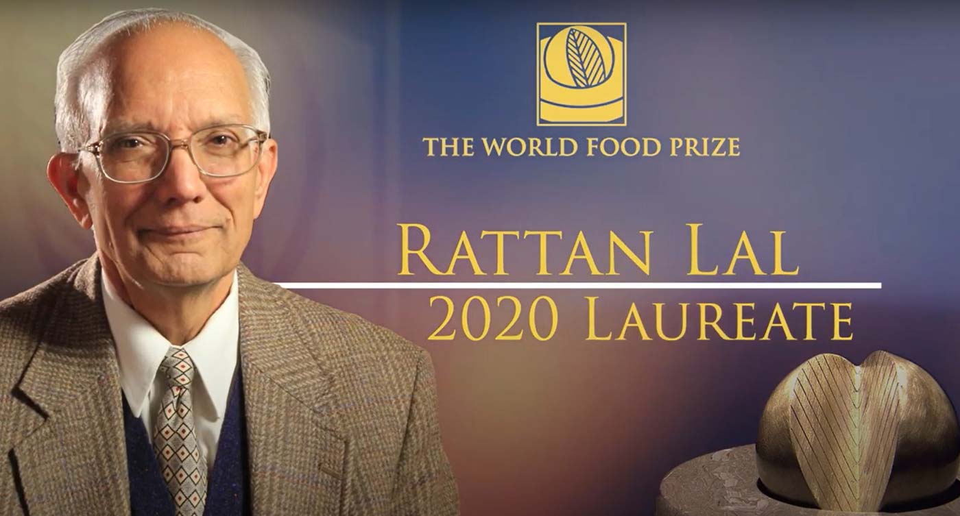 The World Food Prize, announced in an online ceremony in June, includes a $250,000 award. (Photo courtesy of World Food Prize)