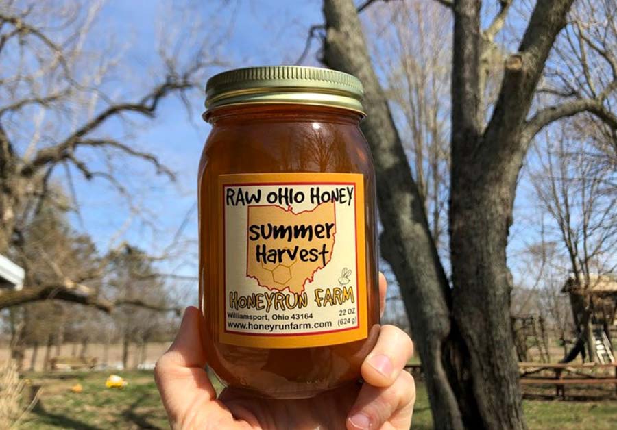 An example of the honey for sale on the farm’s website. Photo courtesy of Honeyrun Farm.