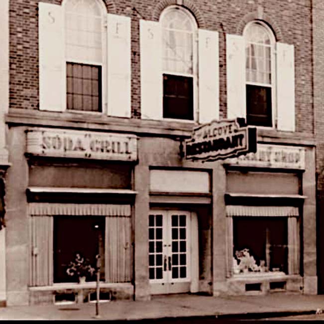 The early days, when the restaurant was also a candy shop and soda grill.