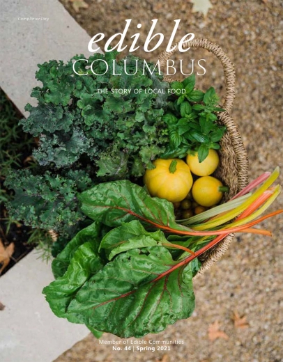 edible Columbus cover of Spring 2021 issue