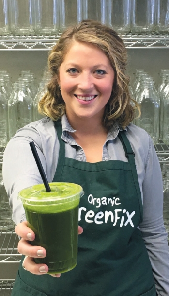 Katie McKivergin, co-owner of Organic GreenFix