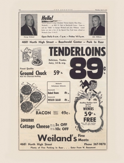 From the old days at Weiland’s Market.