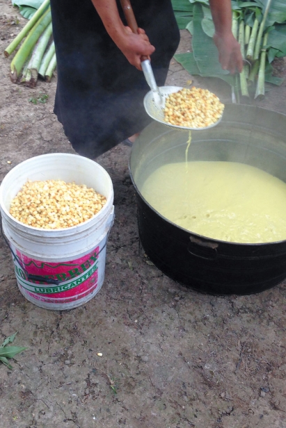 process of using corn to create delicious mexican dishes