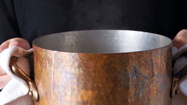 big copper pot